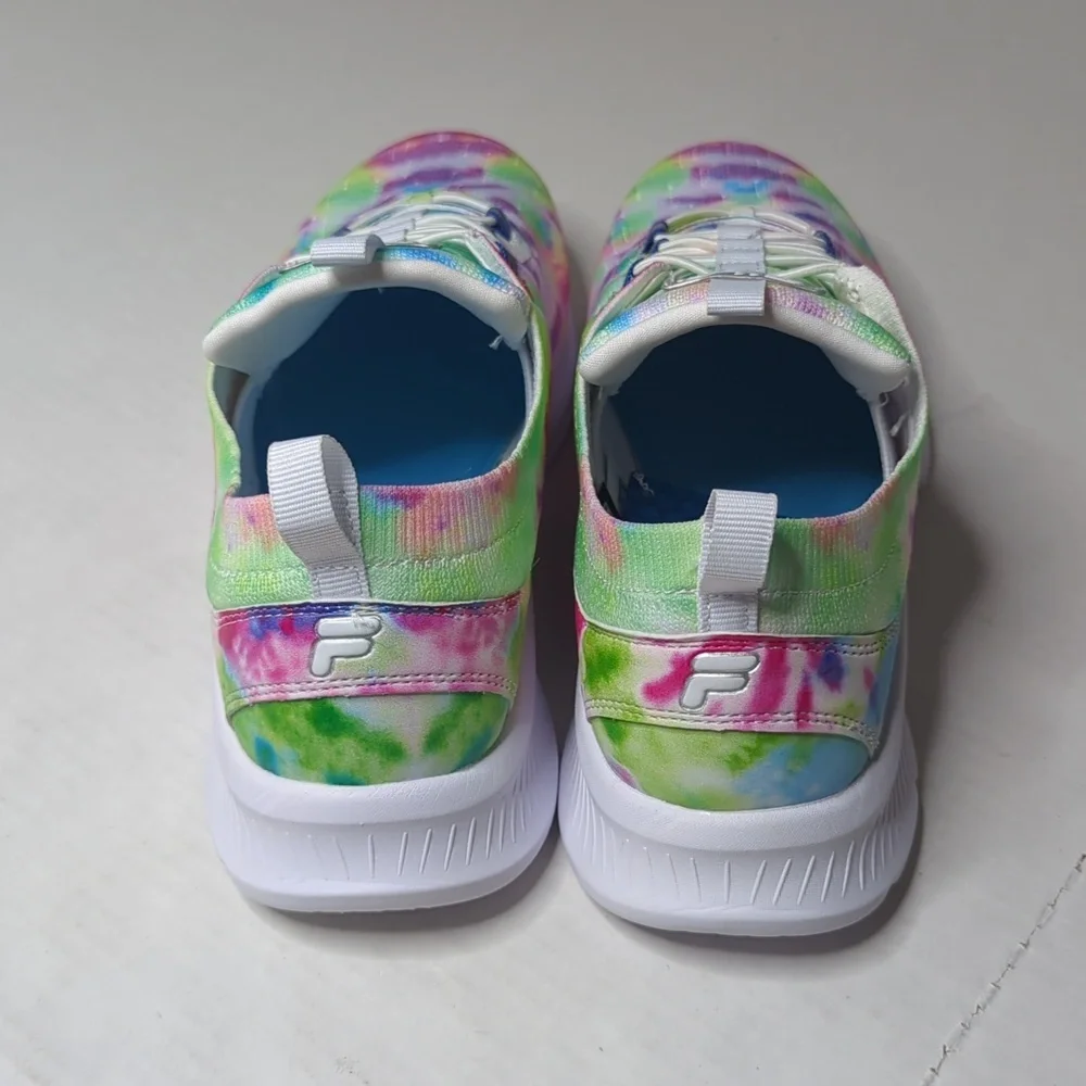 Fila Tie-Dye Sneakers - Pink, Green, Blue - Picture 4 of 7